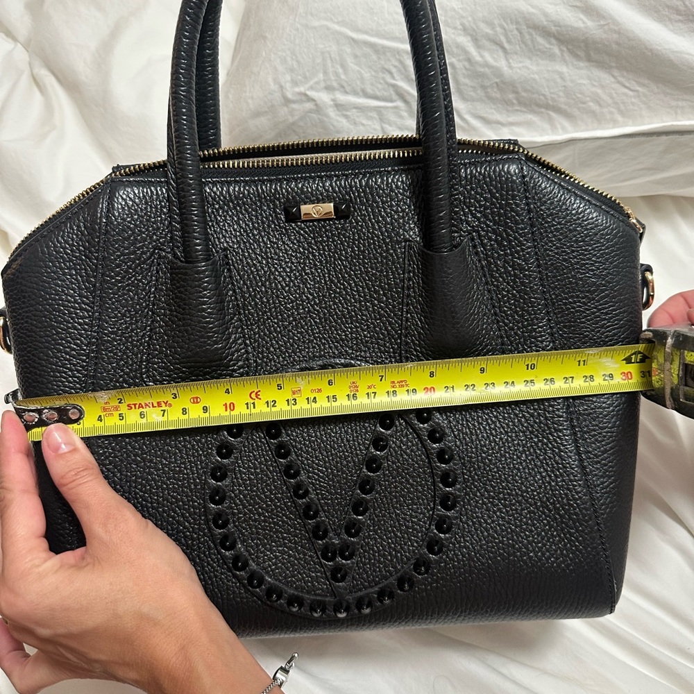 Valentino By Mario Valentino Minimi Rock Leather Satchel - Picture 14 of 16